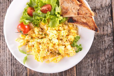 Lezzetli ve sağlıklı kahvaltı.