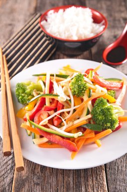 Kızarmış sebze, Asya Mutfağı