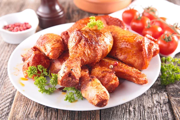 Barbecue di pollo alla griglia — Foto Stock