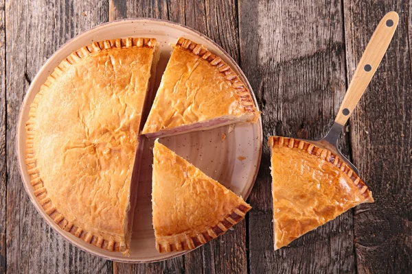 Torta di carne fatta in casa — Foto Stock