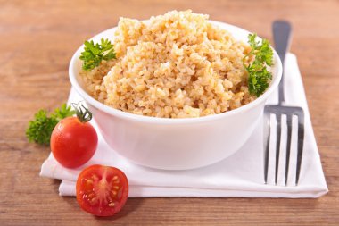 Maydanoz ile quinoa kase