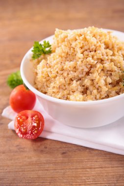 Maydanoz ile quinoa kase