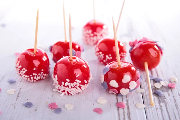 Toffee doces de maçã — Fotografia de Stock