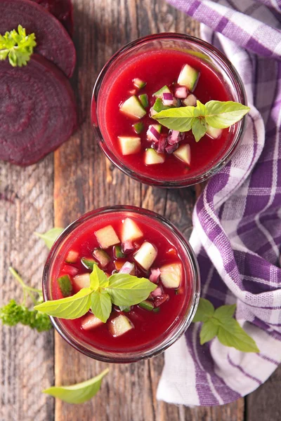 Gazpacho fresco con hierbas —  Fotos de Stock