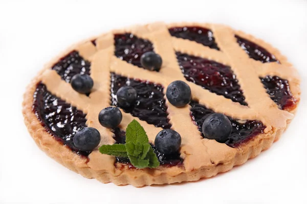 Zoete blueberry pie — Stockfoto