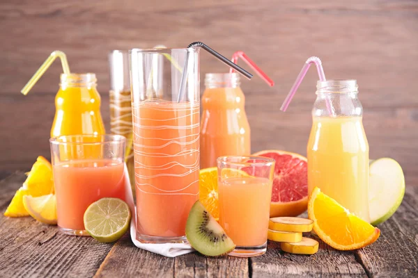 Fresh Fruit juice collection — Stock Photo, Image