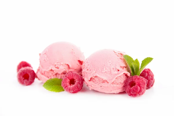 Es krim raspberry — Stok Foto