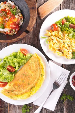 Omlet, çırpılmış yumurta