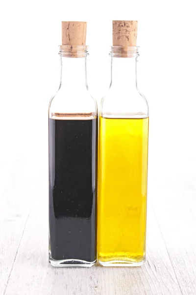 Olivolja och vinäger — Stockfoto