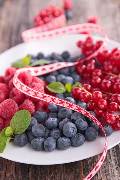 Fresh berries assortment — Stock Photo, Image