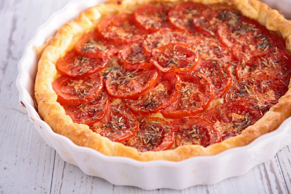 Tomato quiche pie — Stock Photo, Image