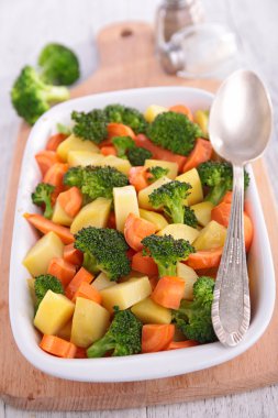 gratin with vegetables and potato