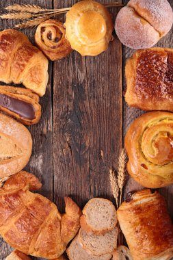 kruvasan, ekmek ve hamur işleri