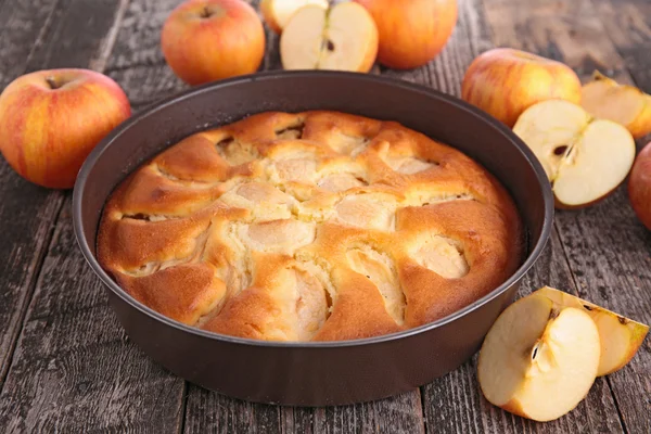 Süßer Apfelkuchen — Stockfoto
