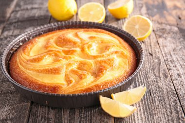 taze pişmiş limonlu kek