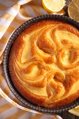 taze pişmiş limonlu kek