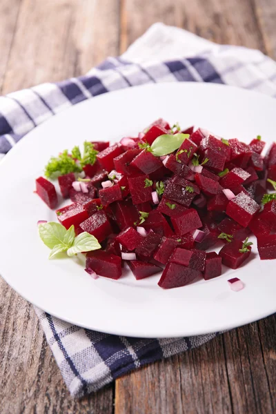 Plantaardige rode bieten salade — Stockfoto