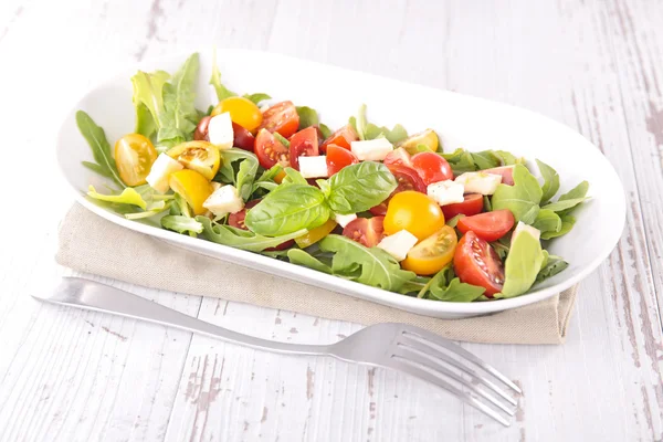 Tomato salad with vegetables — Stock Photo, Image