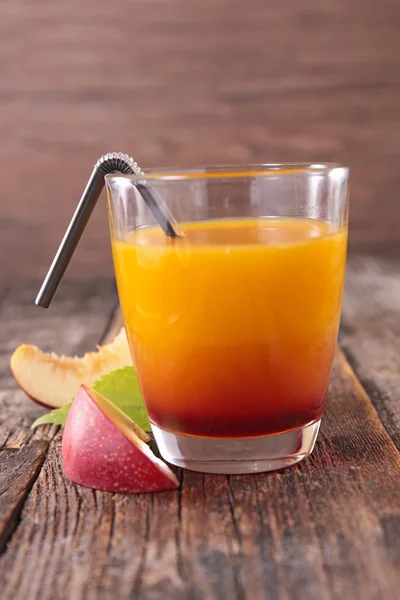 Fresh peach juice — Stock Photo, Image