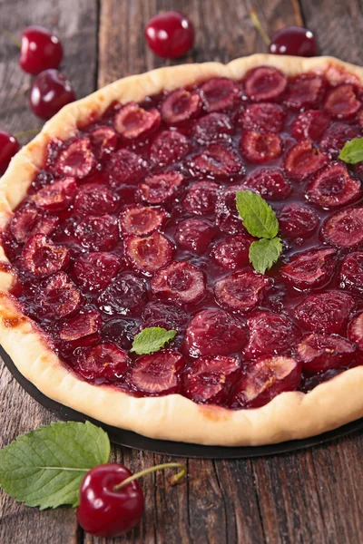 Crostata di ciliegie dolci — Foto Stock