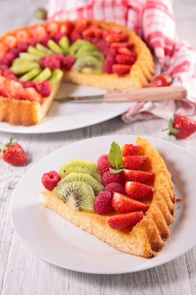 Süßer Obstkuchen — Stockfoto