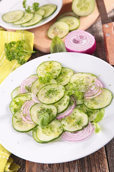 Insalata fresca di cetriolo — Foto Stock