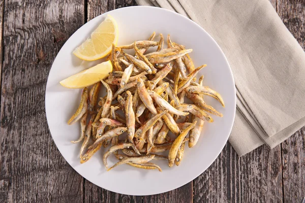 Pescado de anchoa frito —  Fotos de Stock