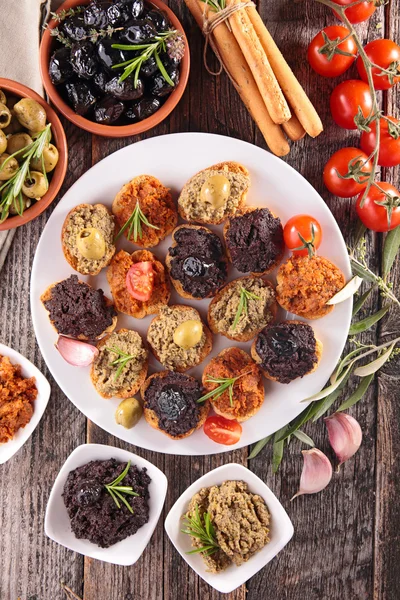 Buffet de comida, canapé — Fotografia de Stock