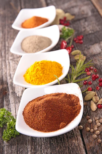 Assorted spices and herbs — Stock Photo, Image