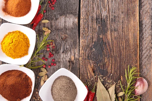 Assorted spices and herbs — Stock Photo, Image