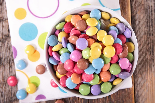 Smarties, caramelle ricoperte di zucchero — Foto Stock