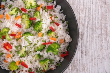 Sebze, vejetaryen yemek pilav