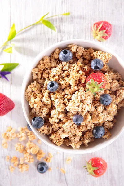 Muesli aux fruits à baies — Photo