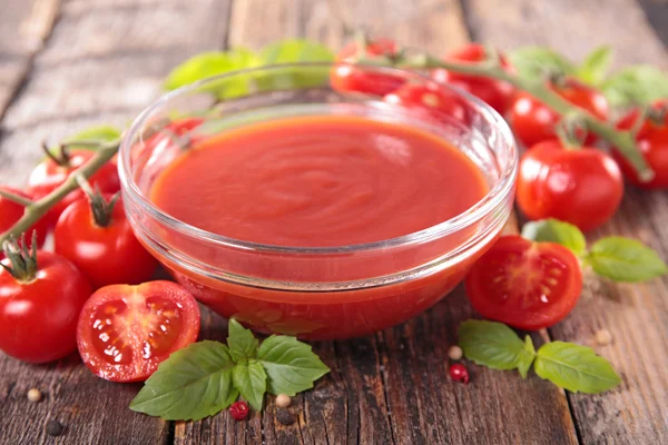 Tomatensaus of gazpacho — Stockfoto