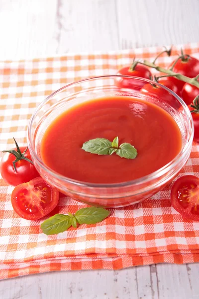 Томатний соус, суп — стокове фото