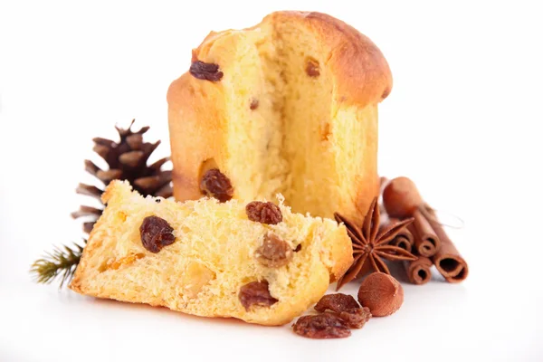 Noel stollen ekmek — Stok fotoğraf