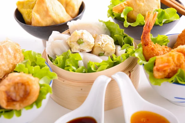 Asiatisk mat sortiment — Stockfoto
