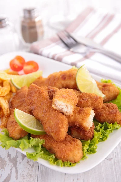 Crispy chicken nuggets — Stock Photo, Image