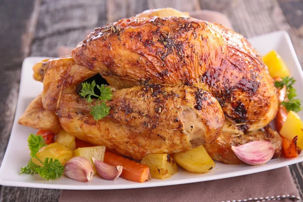 Pieczony kurczak grill — Zdjęcie stockowe