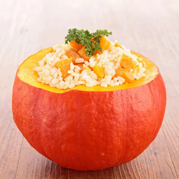 Fresh pumpkin risotto — Stockfoto