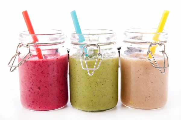 Verse berry, kiwi, bananen smoothie — Stockfoto