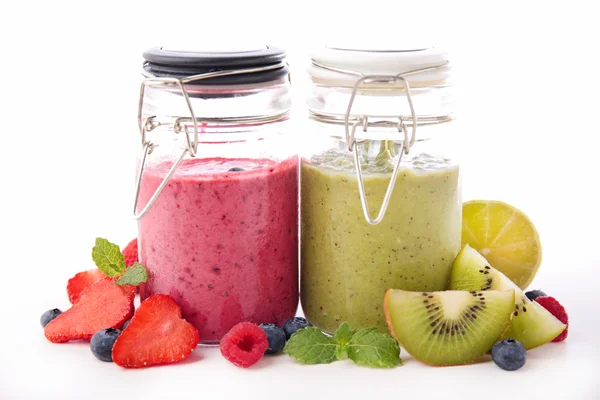 Fresh berry, kiwi smoothie — Stock Photo, Image