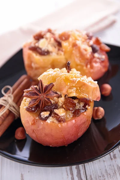 Baked apple dessert — Stock Photo, Image