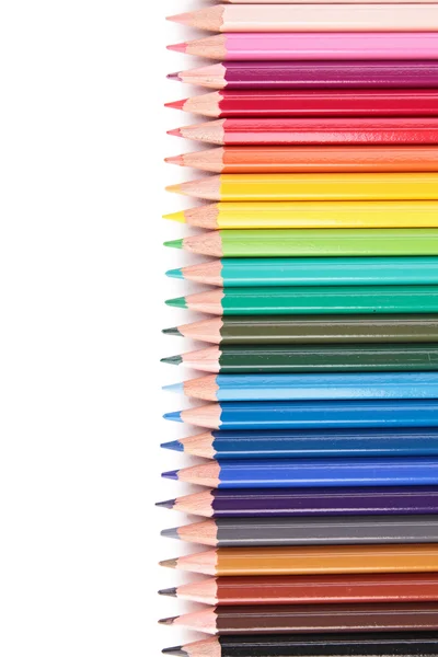 Colored pencils background — Stock Photo, Image