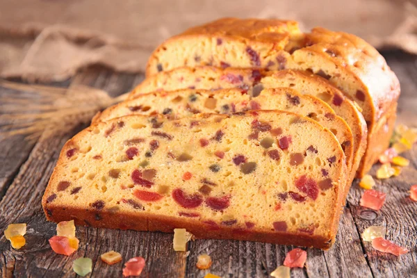 Fruchtkuchen-Dessert — Stockfoto