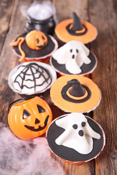 Cupcakes d'Halloween, muffins — Photo