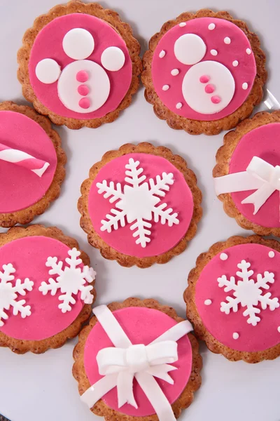 Biscoitos de gengibre de Natal — Fotografia de Stock