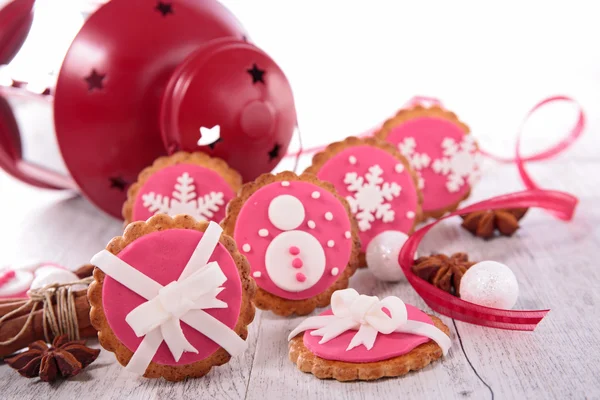 Galletas de Navidad de jengibre — Foto de Stock