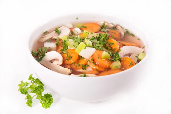 Castron de supă cu legume — Fotografie, imagine de stoc