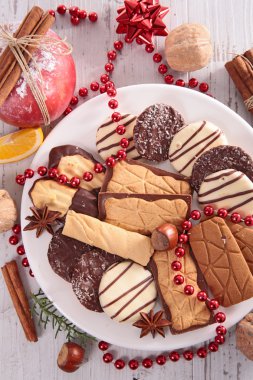 Noel için çeşitli bisküvi
